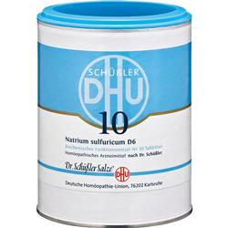 BIOCHEMIE DHU 10 Natrium sulfuricum D 6 Tabletten