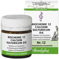 BIOCHEMIE 12 Calcium sulfuricum D 6 Tabletten