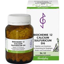 BIOCHEMIE 12 Calcium sulfuricum D 6 Tabletten