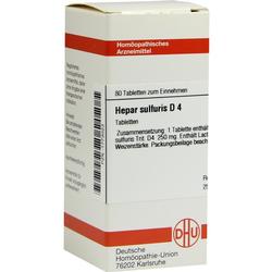 HEPAR SULFURIS D 4 Tabletten