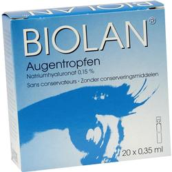 BIOLAN Augentropfen Einzeldosispipetten