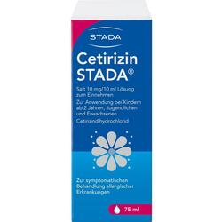 CETIRIZIN STADA Saft 10 mg/10 ml