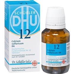 BIOCHEMIE DHU 12 Calcium sulfuricum D 6 Tabletten