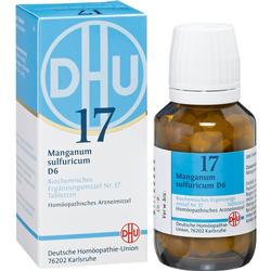 BIOCHEMIE DHU 17 Manganum sulfuricum D 6 Tabletten