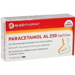 PARACETAMOL AL 250 Kleinkindersuppositorien