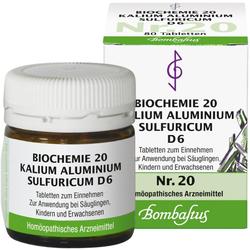 BIOCHEMIE 20 Kalium aluminium sulfuricum D 6 Tabl.