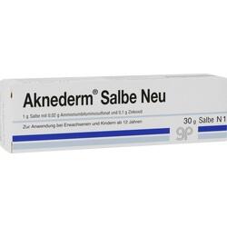 AKNEDERM Salbe Neu