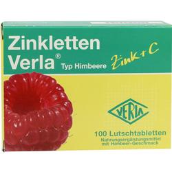 ZINKLETTEN Verla Himbeere Lutschtabletten